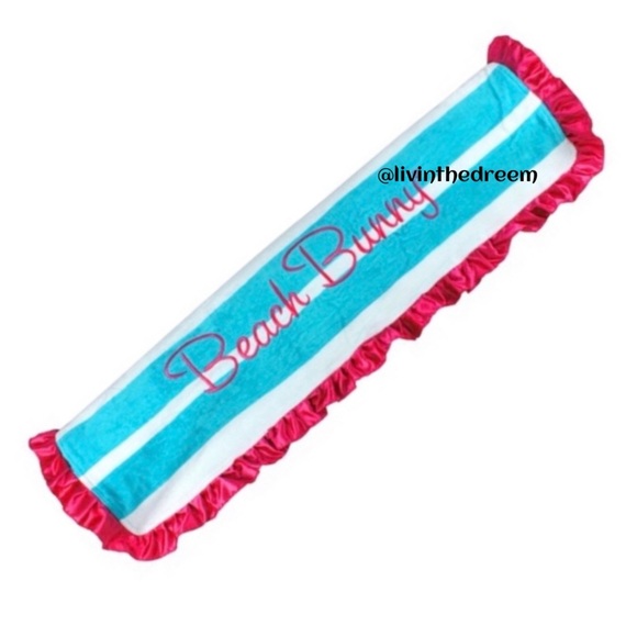 NWOT Beach Bunny Swimwear Cabana Stripe Towel - Picture 6 of 8